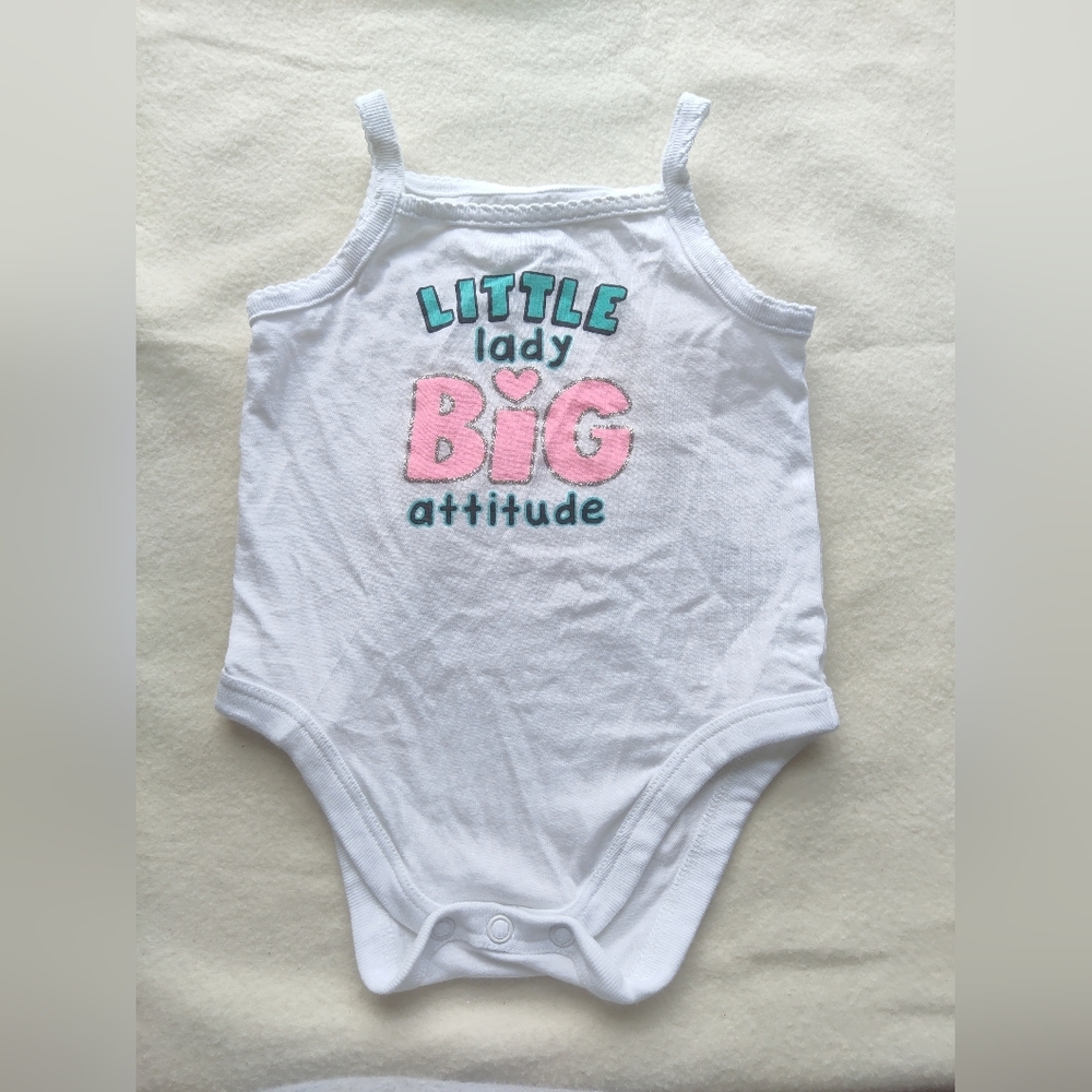 Little Lady Big Attitude Bodysuit Size 3-6 Months